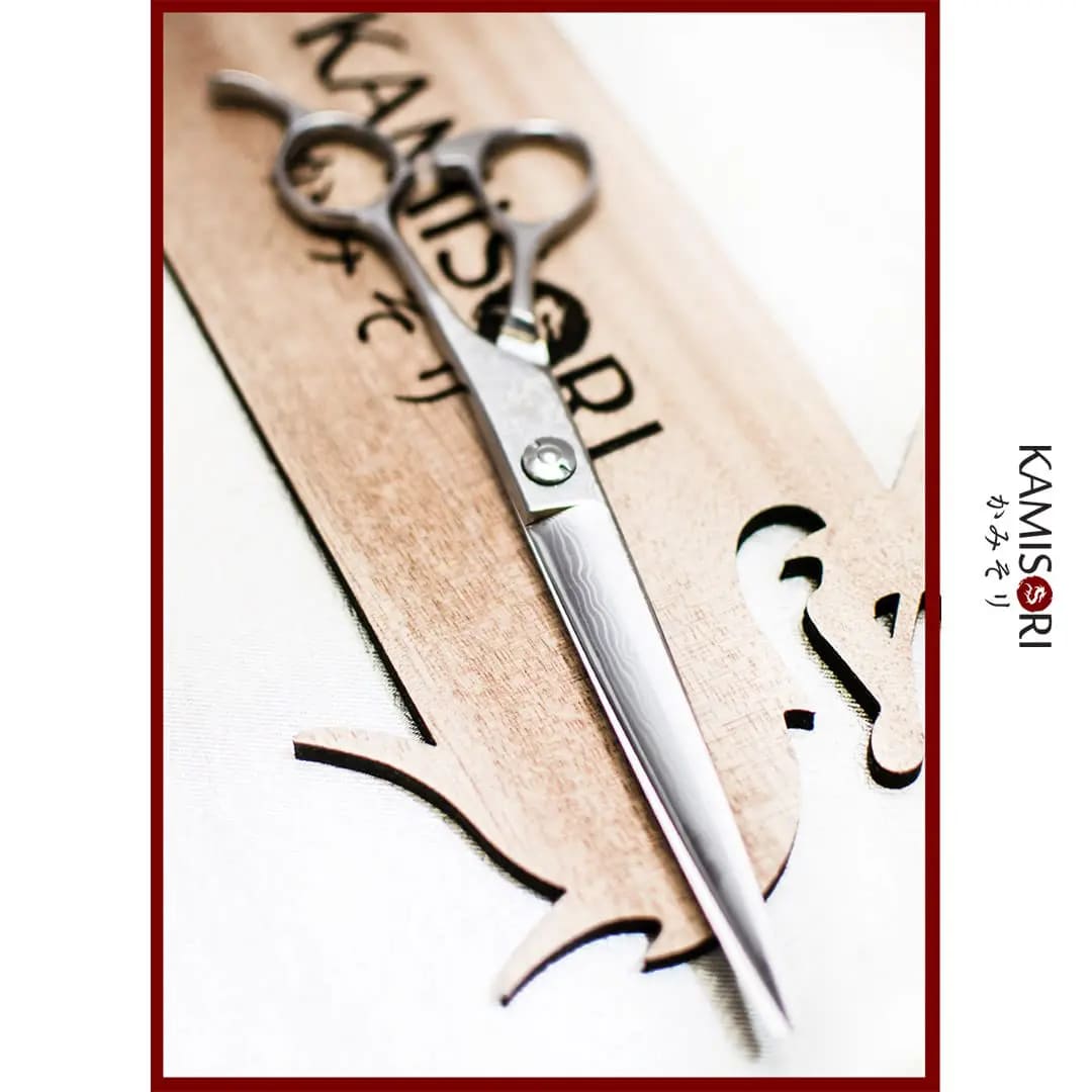 Kamisori Frost Damascus shears