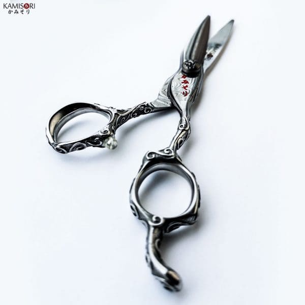 Kamisori Frost II Damascus shears