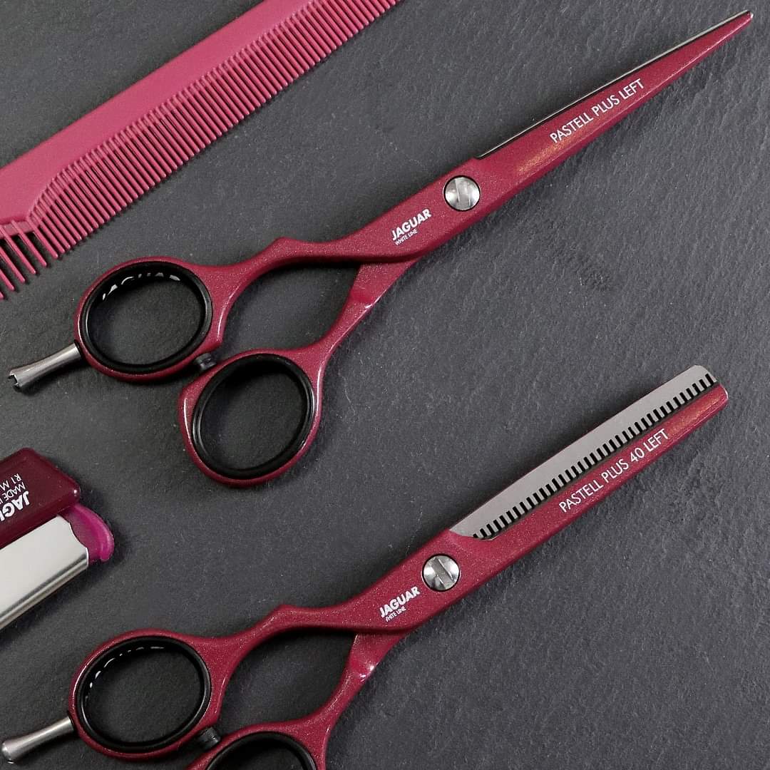 Jaguar Pastell Plus Berry scissor LEFT set