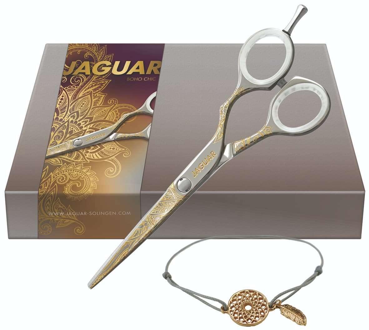 Coffret ciseaux jaguar boho chic - ciseaux coiffure jaguar - Myciseauxcoiffure