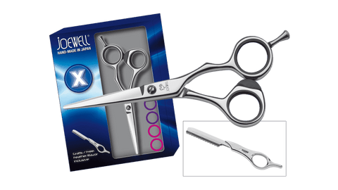 Joewell X scissors + X Razor set